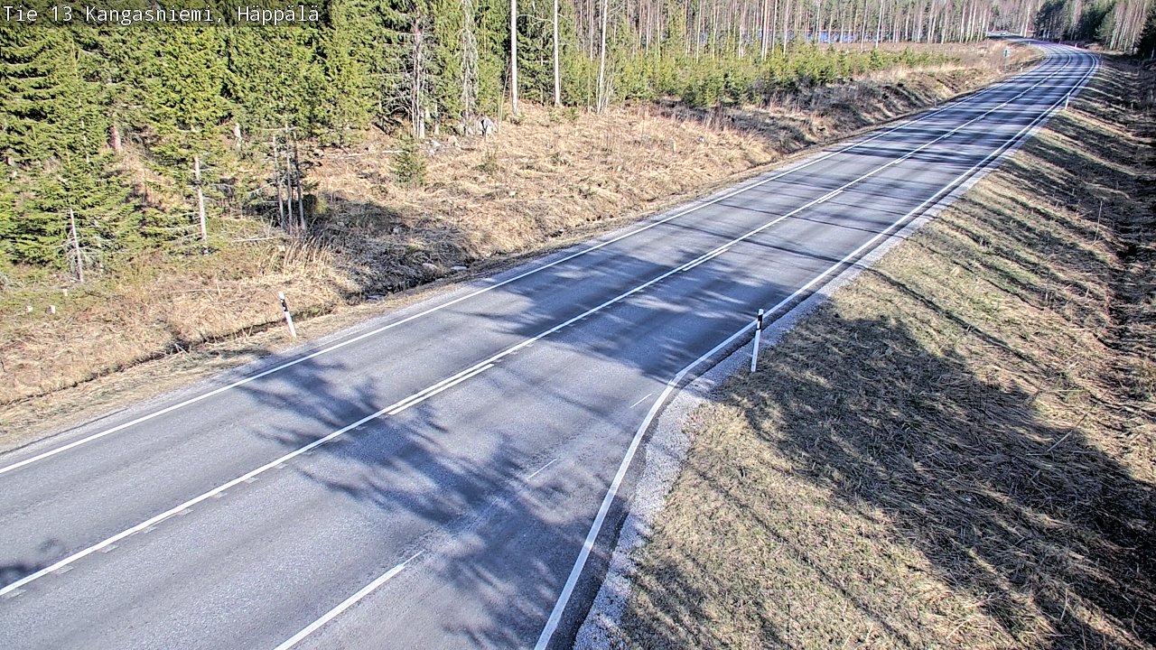 Weather Camera Image Väg 13 Kangasniemi, Häppälä, Kangasniemi, Etelä-Savo