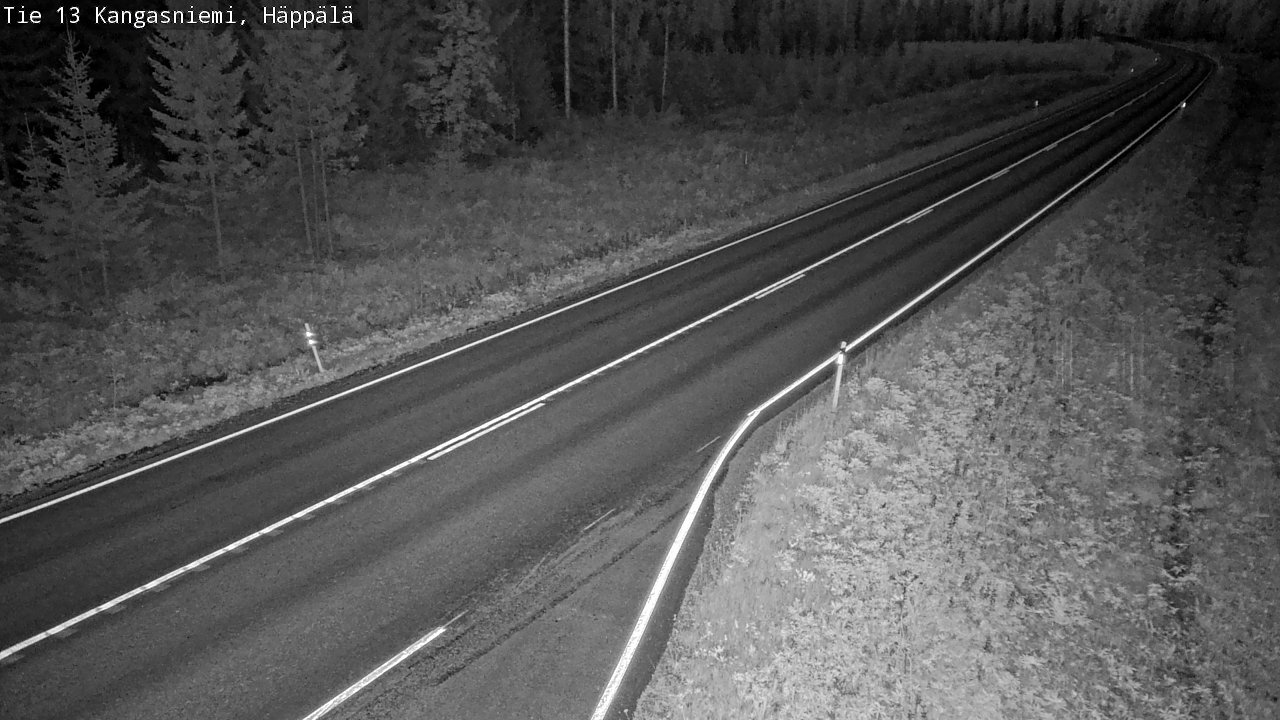 Weather Camera Image Road 13 Kangasniemi, Häppälä, Kangasniemi, Etelä-Savo