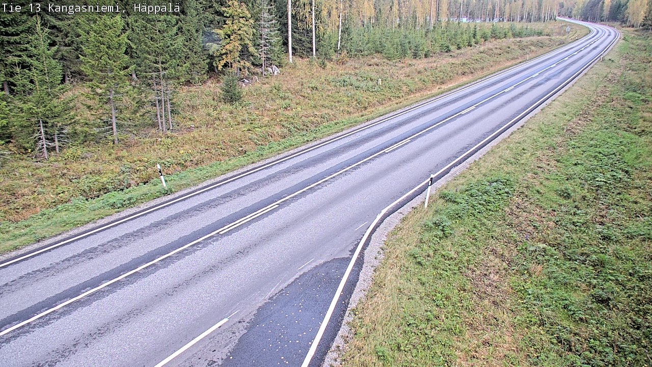 Weather Camera Image Road 13 Kangasniemi, Häppälä, Kangasniemi, Etelä-Savo