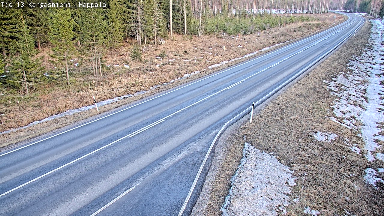 Weather Camera Image Road 13 Kangasniemi, Häppälä, Kangasniemi, Etelä-Savo