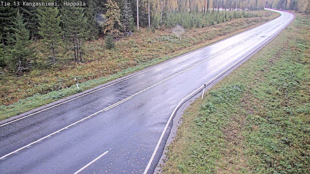 Weather Camera Image Road 13 Kangasniemi, Häppälä, Kangasniemi, Etelä-Savo