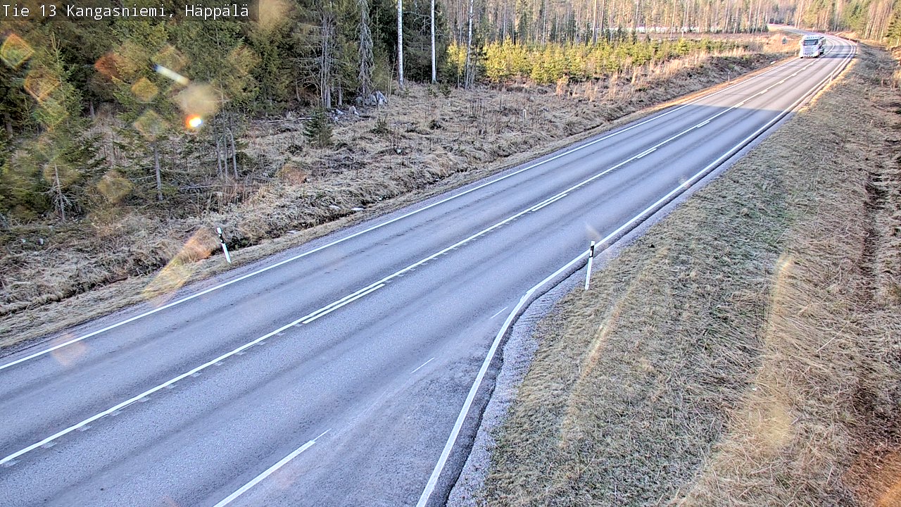 Weather Camera Image Road 13 Kangasniemi, Häppälä, Kangasniemi, Etelä-Savo