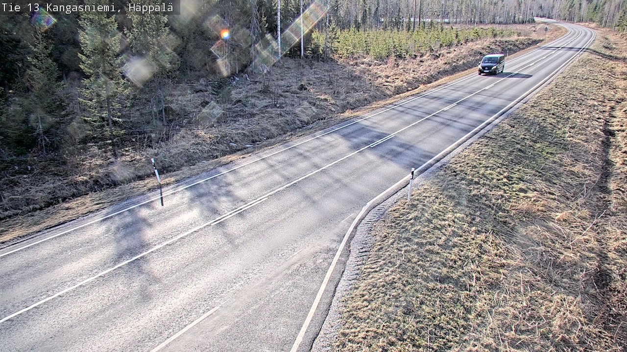 Weather Camera Image Väg 13 Kangasniemi, Häppälä, Kangasniemi, Etelä-Savo