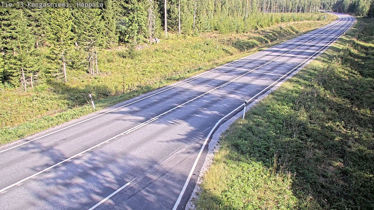 Weather Camera Image Road 13 Kangasniemi, Häppälä, Kangasniemi, Etelä-Savo