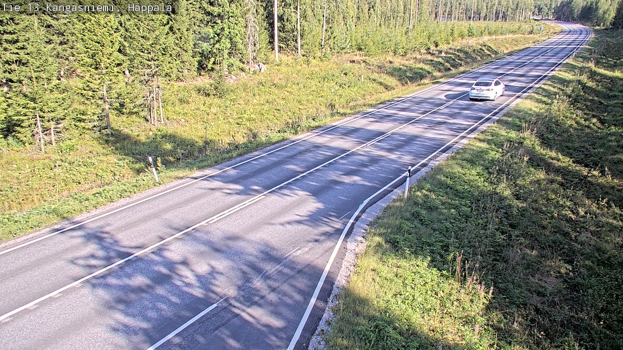Weather Camera Image Road 13 Kangasniemi, Häppälä, Kangasniemi, Etelä-Savo