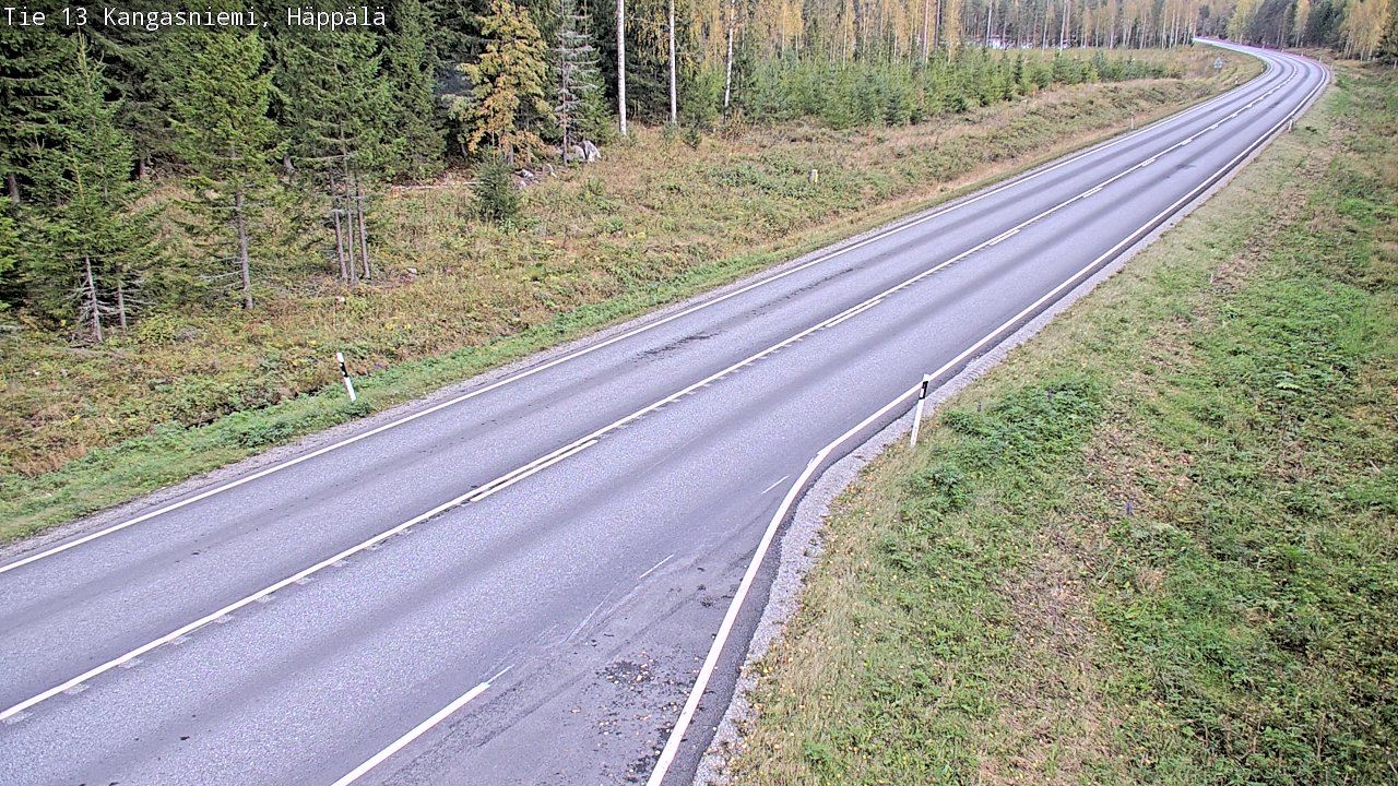 Kelikamerat Kuva Tie 13 Kangasniemi, Häppälä, Kangasniemi, Etelä-Savo