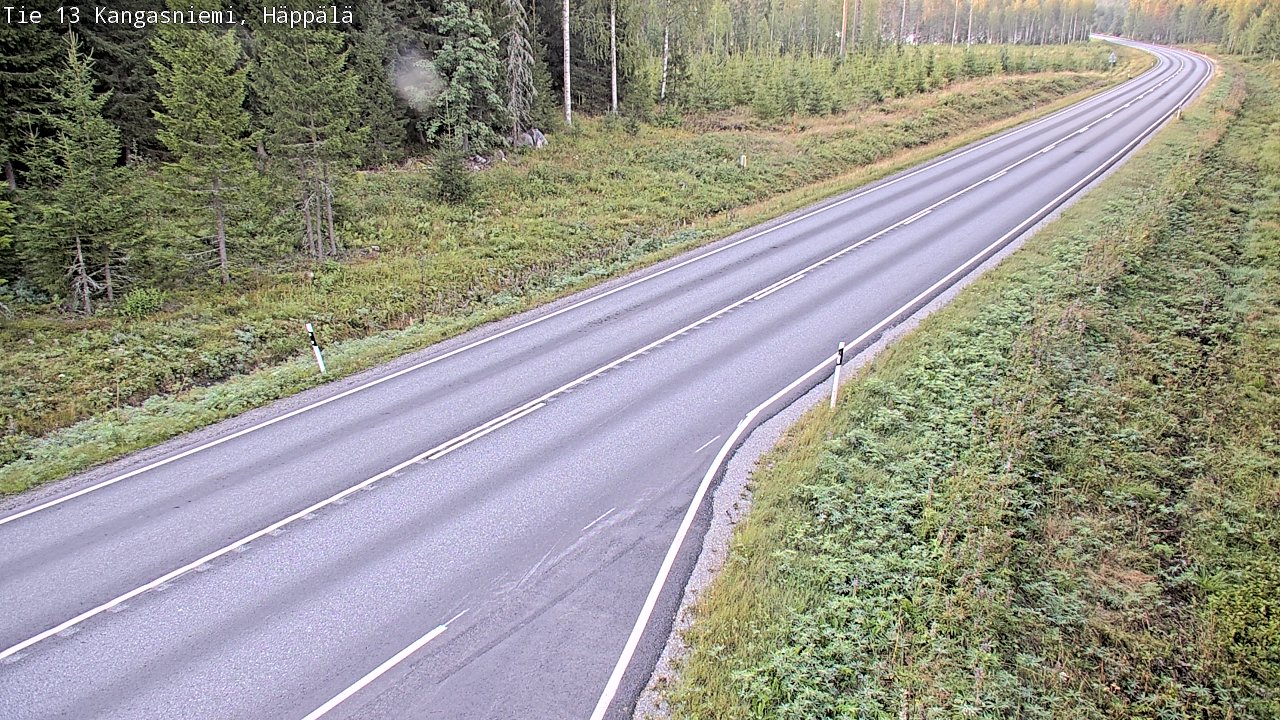 Weather Camera Image Road 13 Kangasniemi, Häppälä, Kangasniemi, Etelä-Savo