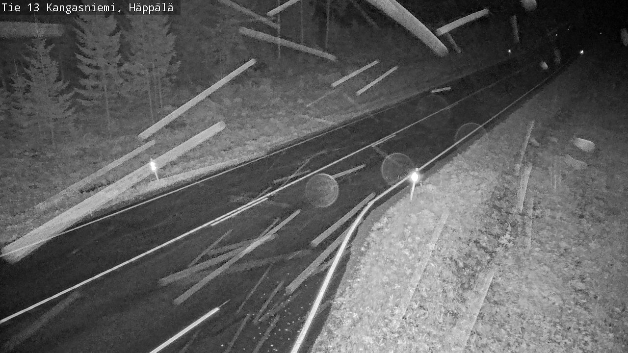 Weather Camera Image Road 13 Kangasniemi, Häppälä, Kangasniemi, Etelä-Savo