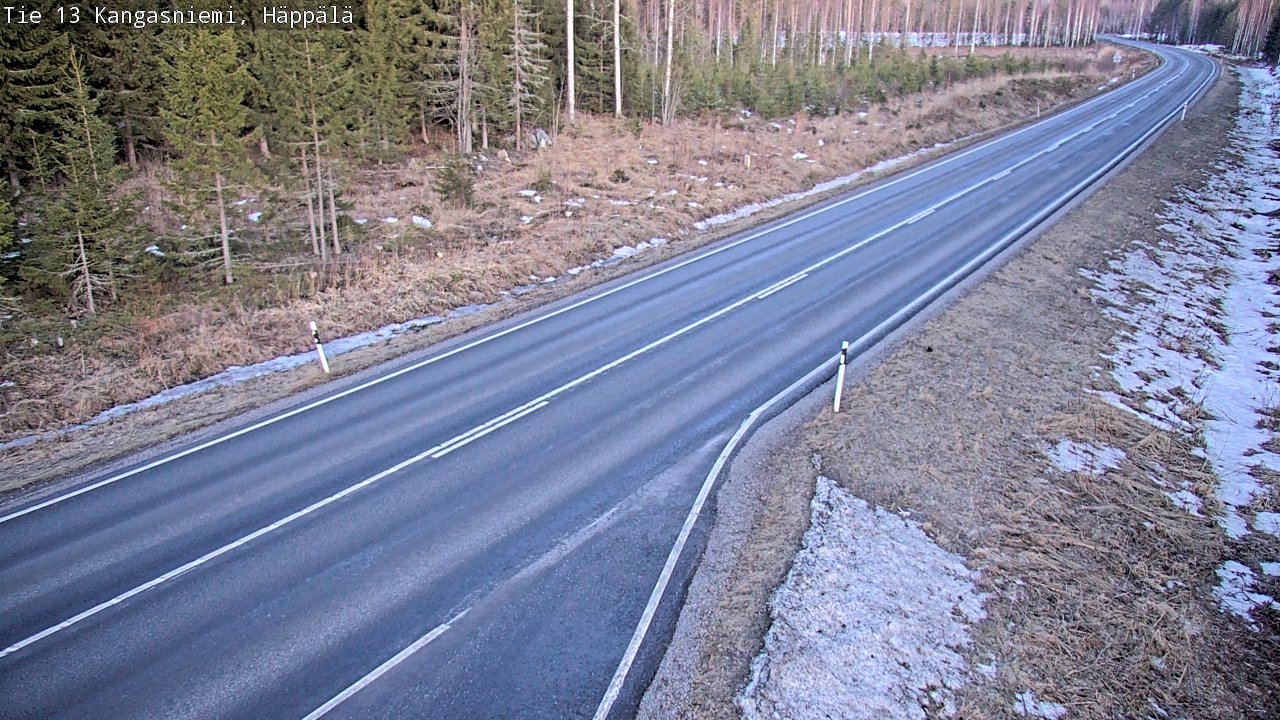 Weather Camera Image Road 13 Kangasniemi, Häppälä, Kangasniemi, Etelä-Savo