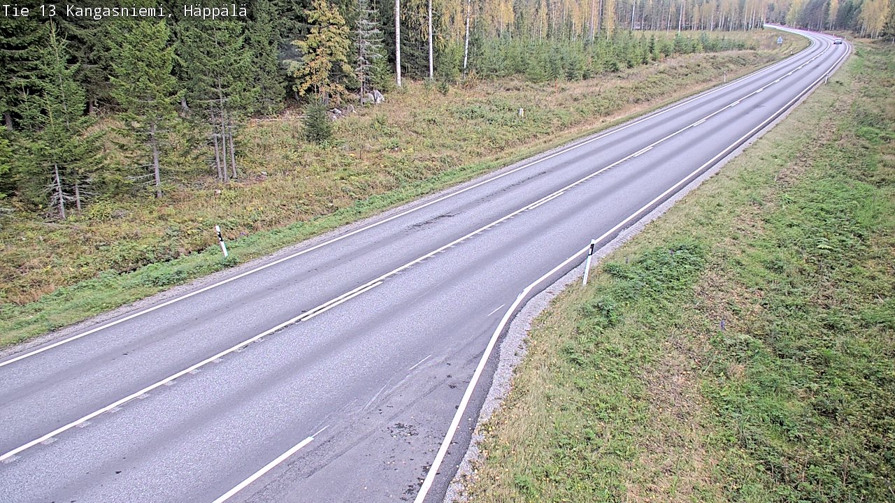 Kelikamerat Kuva Tie 13 Kangasniemi, Häppälä, Kangasniemi, Etelä-Savo
