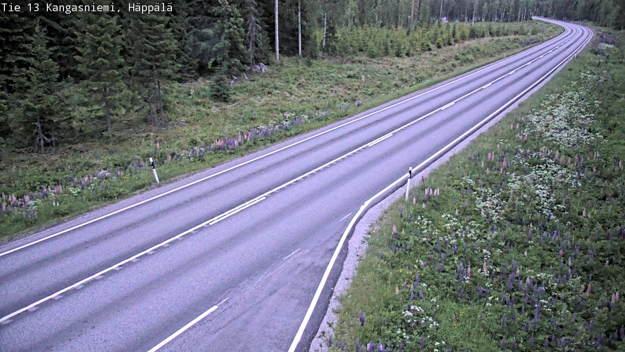 Kelikamerat Kuva Tie 13 Kangasniemi, Häppälä, Kangasniemi, Etelä-Savo