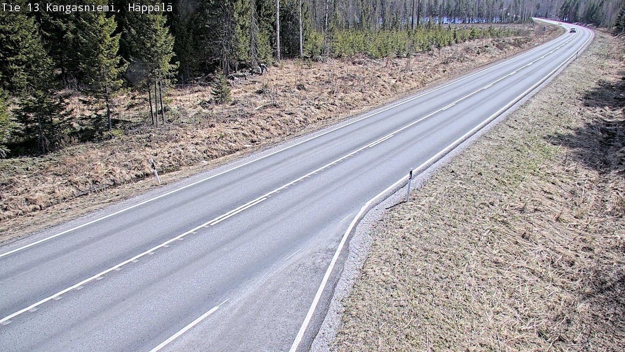 Weather Camera Image Väg 13 Kangasniemi, Häppälä, Kangasniemi, Etelä-Savo