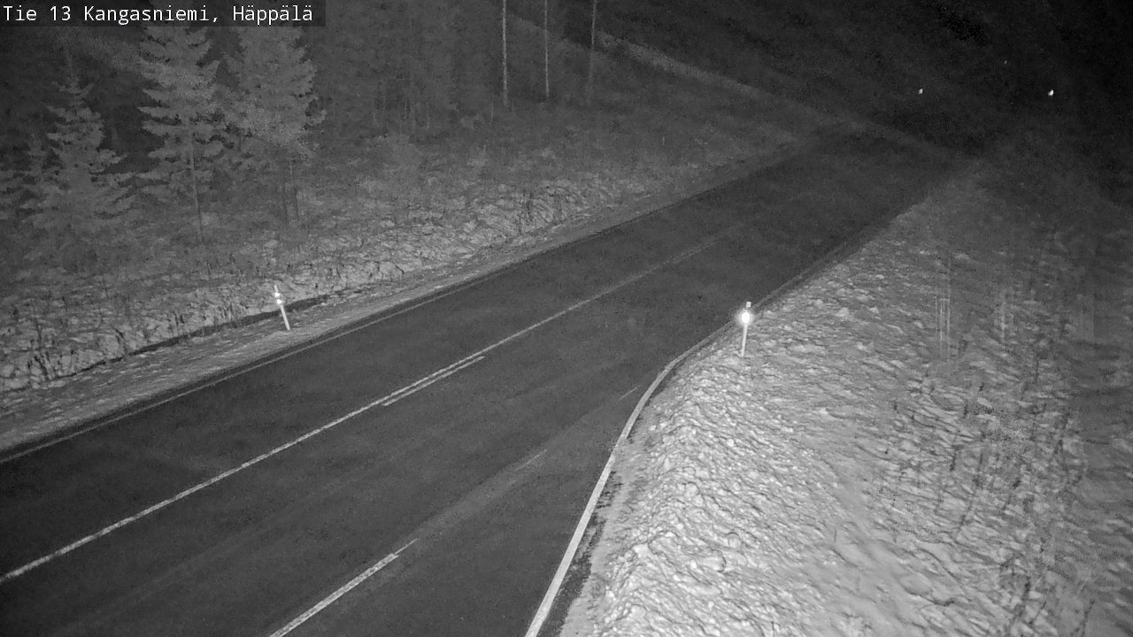 Weather Camera Image Väg 13 Kangasniemi, Häppälä, Kangasniemi, Etelä-Savo