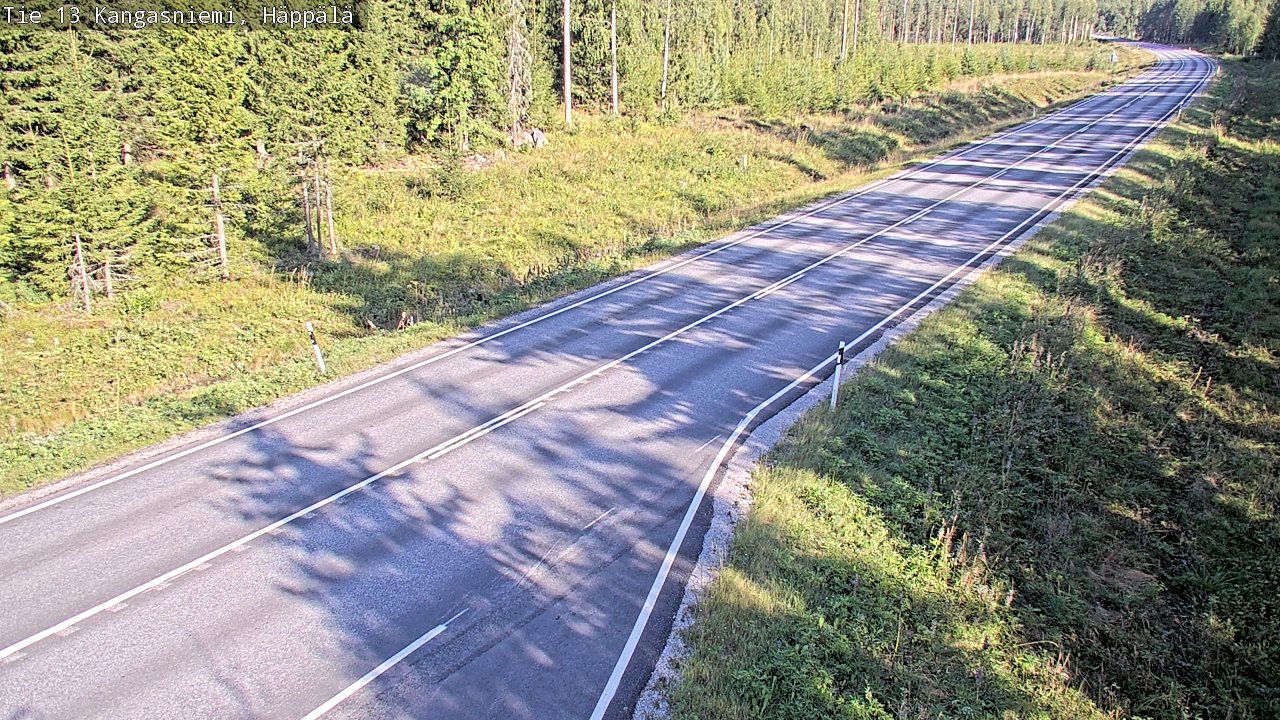 Weather Camera Image Road 13 Kangasniemi, Häppälä, Kangasniemi, Etelä-Savo