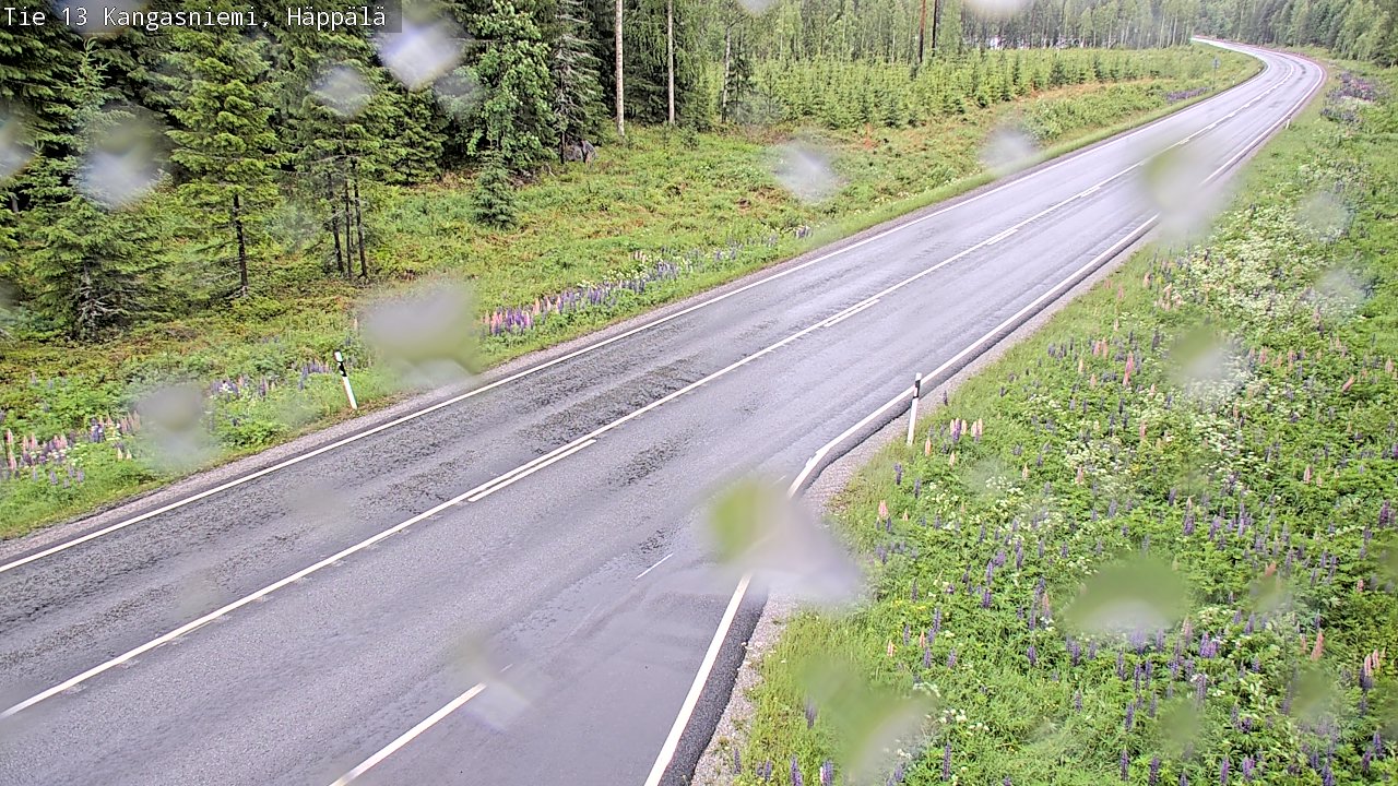 Weather Camera Image Väg 13 Kangasniemi, Häppälä, Kangasniemi, Etelä-Savo