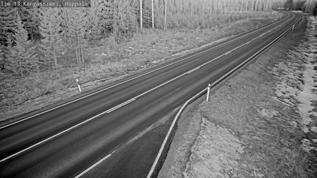 Weather Camera Image Road 13 Kangasniemi, Häppälä, Kangasniemi, Etelä-Savo