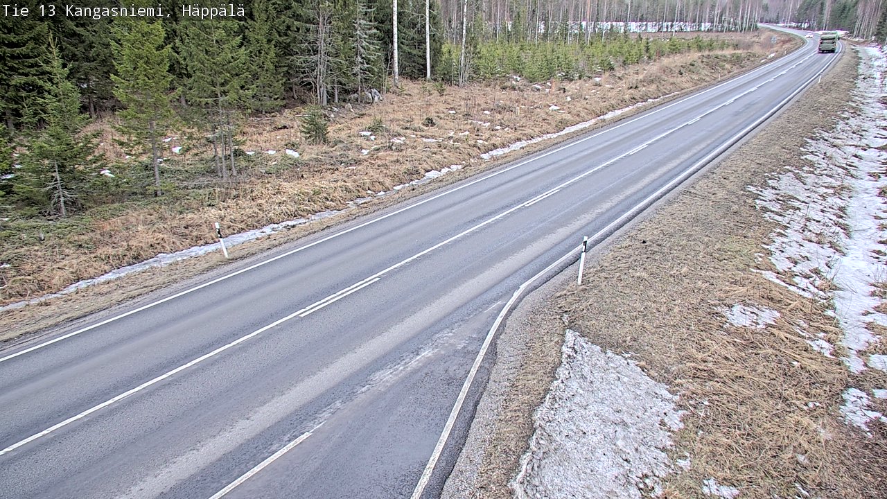 Weather Camera Image Road 13 Kangasniemi, Häppälä, Kangasniemi, Etelä-Savo