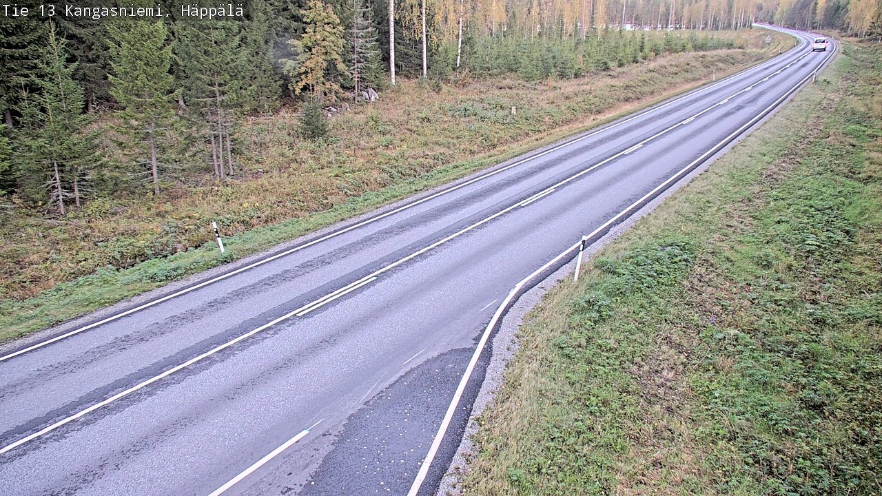 Weather Camera Image Road 13 Kangasniemi, Häppälä, Kangasniemi, Etelä-Savo