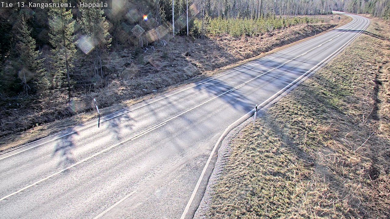Weather Camera Image Road 13 Kangasniemi, Häppälä, Kangasniemi, Etelä-Savo