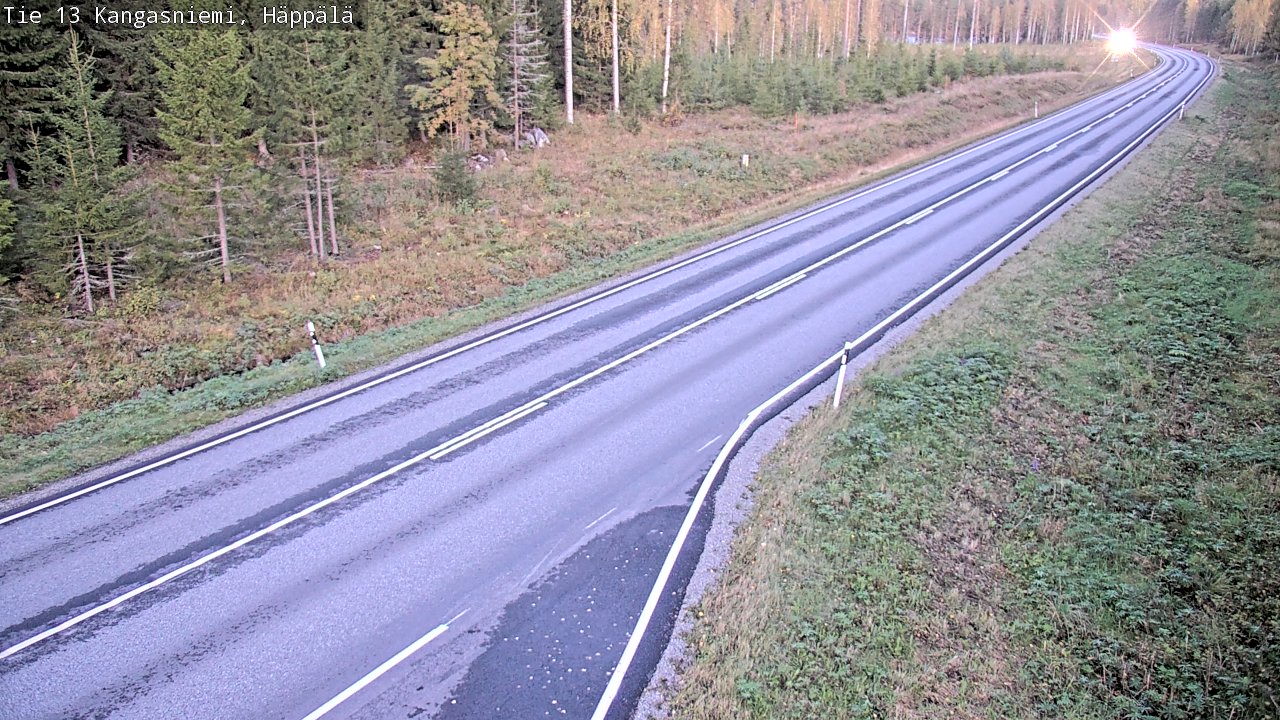 Weather Camera Image Road 13 Kangasniemi, Häppälä, Kangasniemi, Etelä-Savo