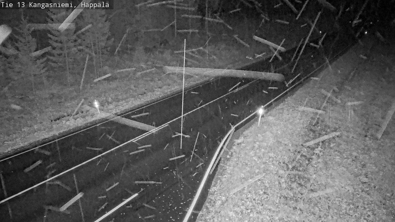 Weather Camera Image Road 13 Kangasniemi, Häppälä, Kangasniemi, Etelä-Savo