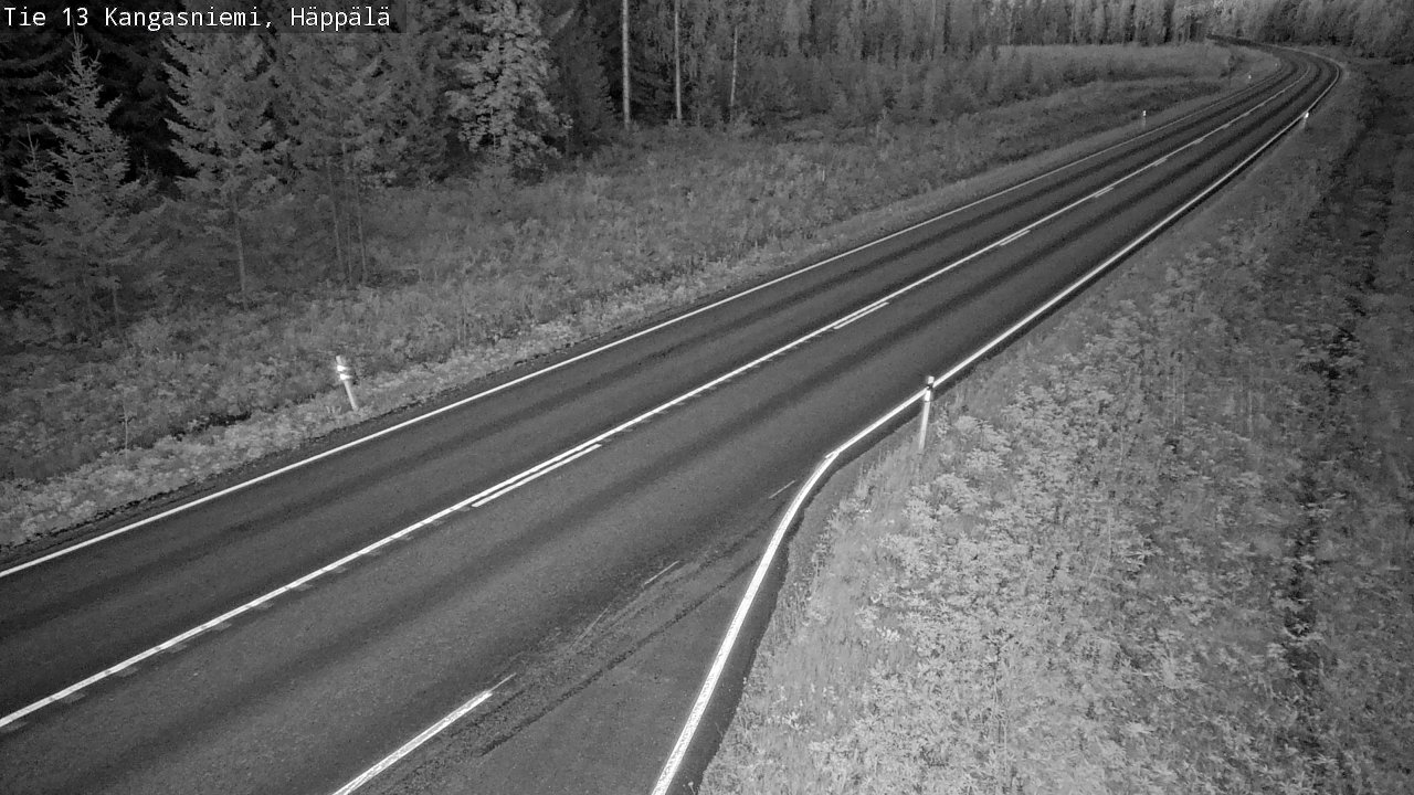 Weather Camera Image Road 13 Kangasniemi, Häppälä, Kangasniemi, Etelä-Savo