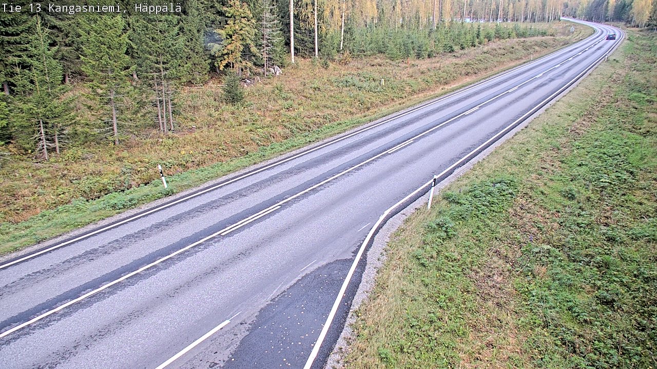 Weather Camera Image Road 13 Kangasniemi, Häppälä, Kangasniemi, Etelä-Savo