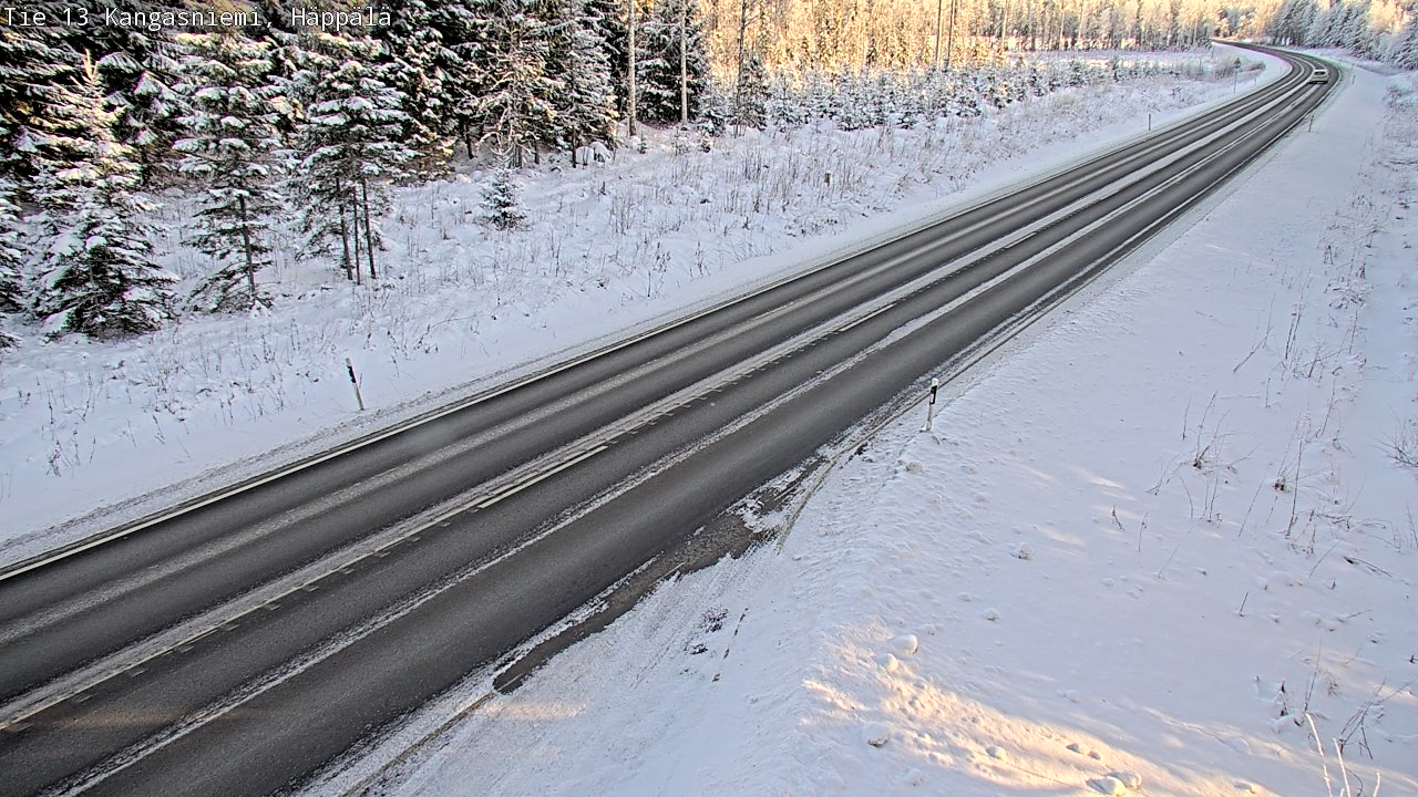 Weather Camera Image Väg 13 Kangasniemi, Häppälä, Kangasniemi, Etelä-Savo