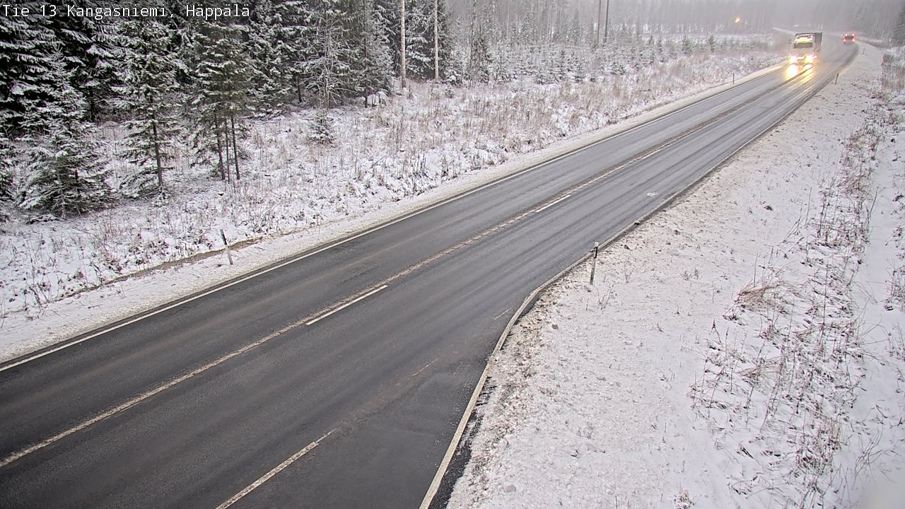 Weather Camera Image Väg 13 Kangasniemi, Häppälä, Kangasniemi, Etelä-Savo