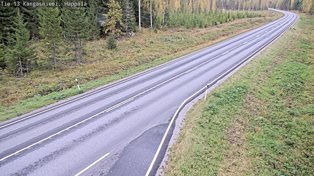 Weather Camera Image Road 13 Kangasniemi, Häppälä, Kangasniemi, Etelä-Savo