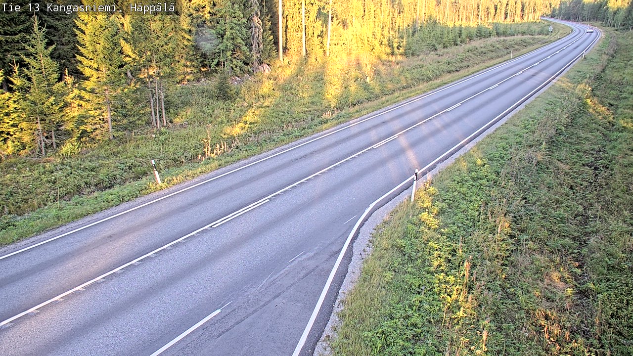 Weather Camera Image Road 13 Kangasniemi, Häppälä, Kangasniemi, Etelä-Savo