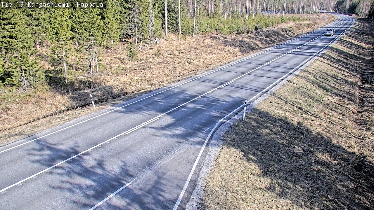Weather Camera Image Väg 13 Kangasniemi, Häppälä, Kangasniemi, Etelä-Savo