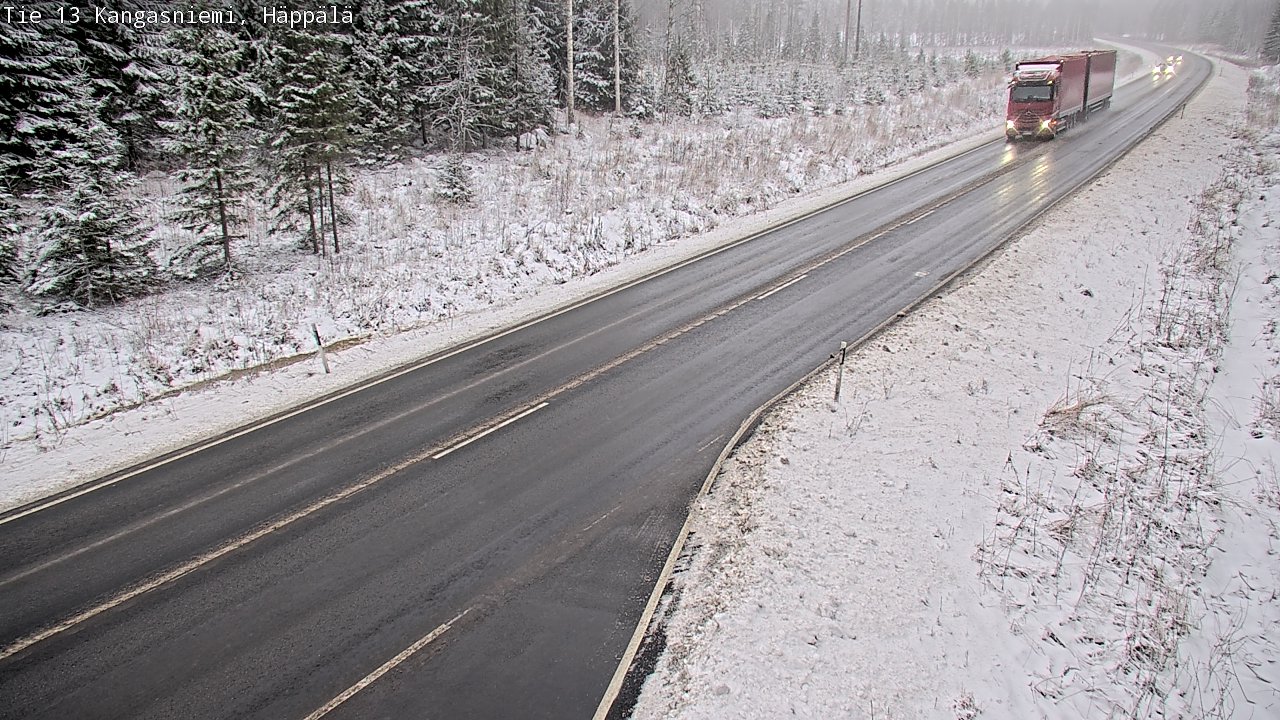 Weather Camera Image Väg 13 Kangasniemi, Häppälä, Kangasniemi, Etelä-Savo