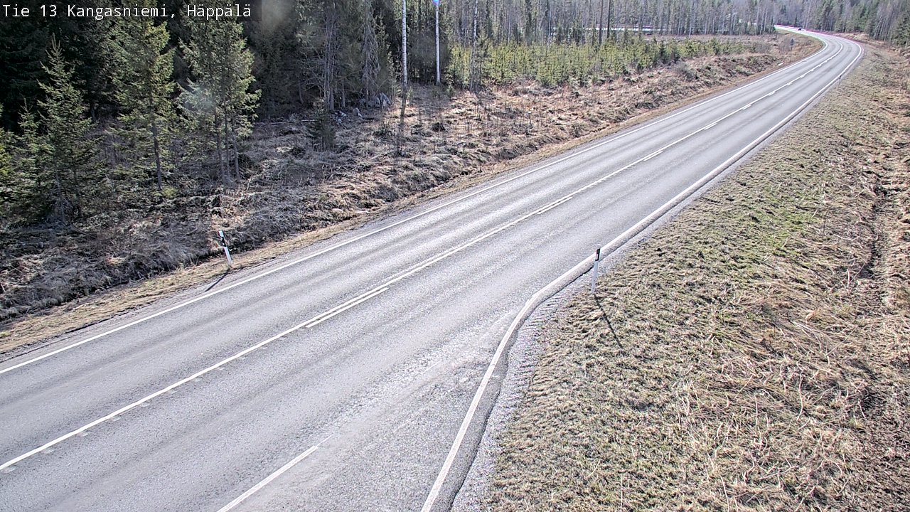 Weather Camera Image Väg 13 Kangasniemi, Häppälä, Kangasniemi, Etelä-Savo