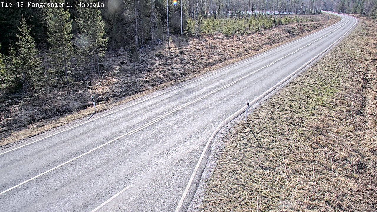 Weather Camera Image Väg 13 Kangasniemi, Häppälä, Kangasniemi, Etelä-Savo
