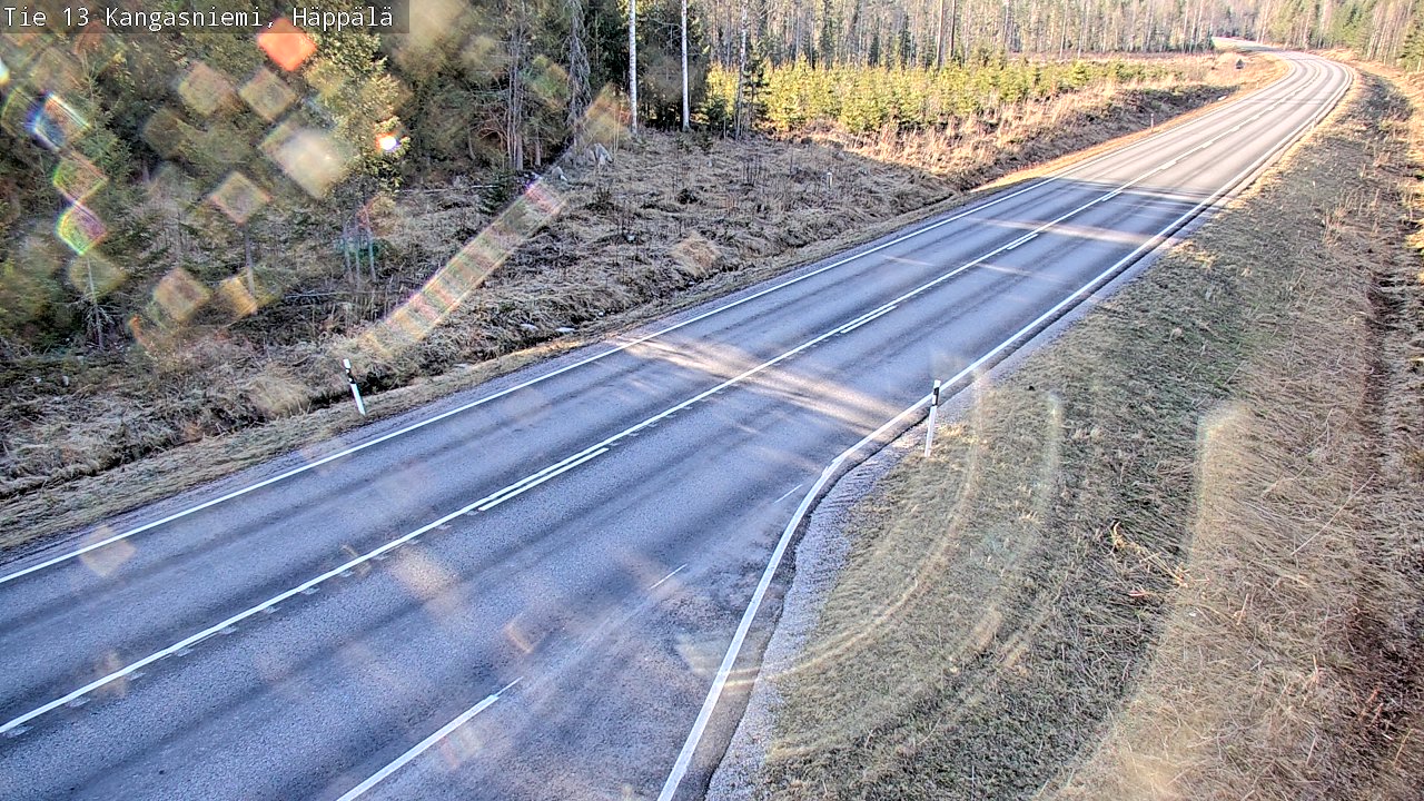 Weather Camera Image Road 13 Kangasniemi, Häppälä, Kangasniemi, Etelä-Savo