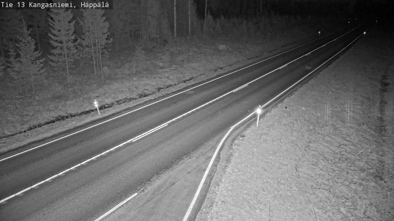 Weather Camera Image Väg 13 Kangasniemi, Häppälä, Kangasniemi, Etelä-Savo