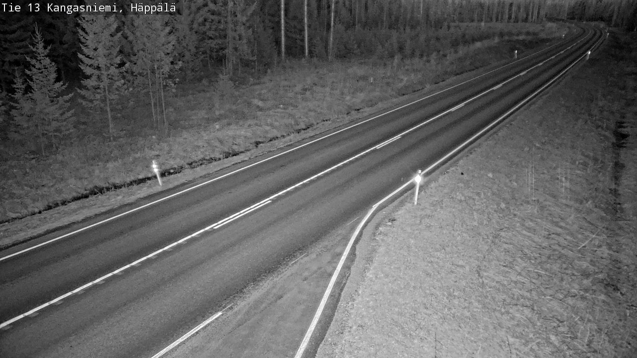 Weather Camera Image Väg 13 Kangasniemi, Häppälä, Kangasniemi, Etelä-Savo