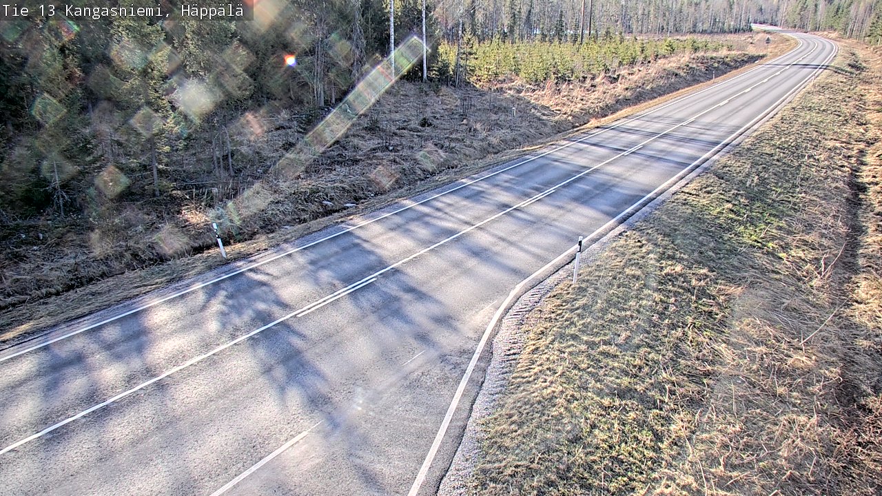 Weather Camera Image Road 13 Kangasniemi, Häppälä, Kangasniemi, Etelä-Savo