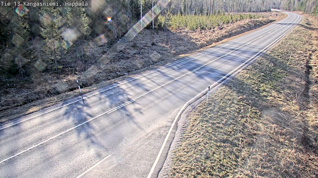 Weather Camera Image Road 13 Kangasniemi, Häppälä, Kangasniemi, Etelä-Savo