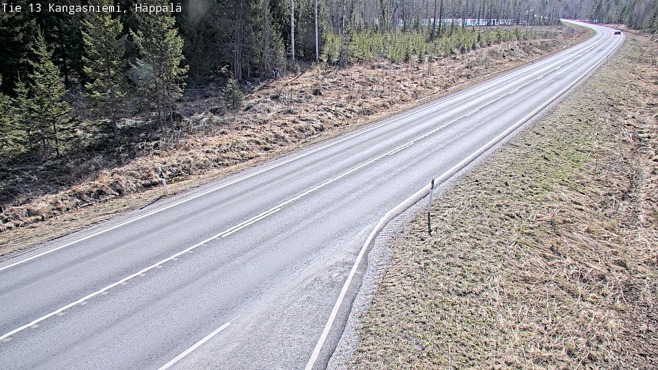 Weather Camera Image Väg 13 Kangasniemi, Häppälä, Kangasniemi, Etelä-Savo