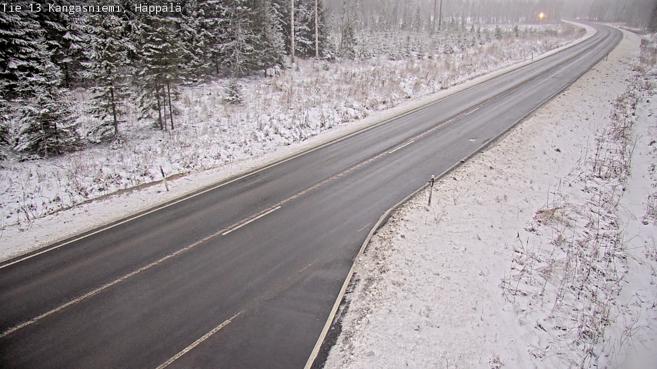 Weather Camera Image Väg 13 Kangasniemi, Häppälä, Kangasniemi, Etelä-Savo