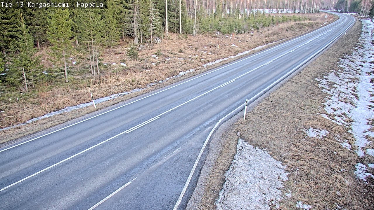 Weather Camera Image Road 13 Kangasniemi, Häppälä, Kangasniemi, Etelä-Savo
