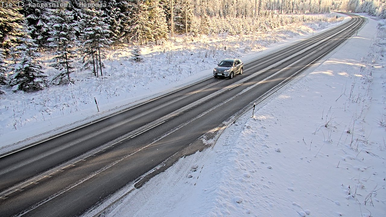 Weather Camera Image Road 13 Kangasniemi, Häppälä, Kangasniemi, Etelä-Savo