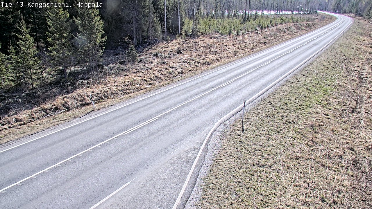Weather Camera Image Road 13 Kangasniemi, Häppälä, Kangasniemi, Etelä-Savo