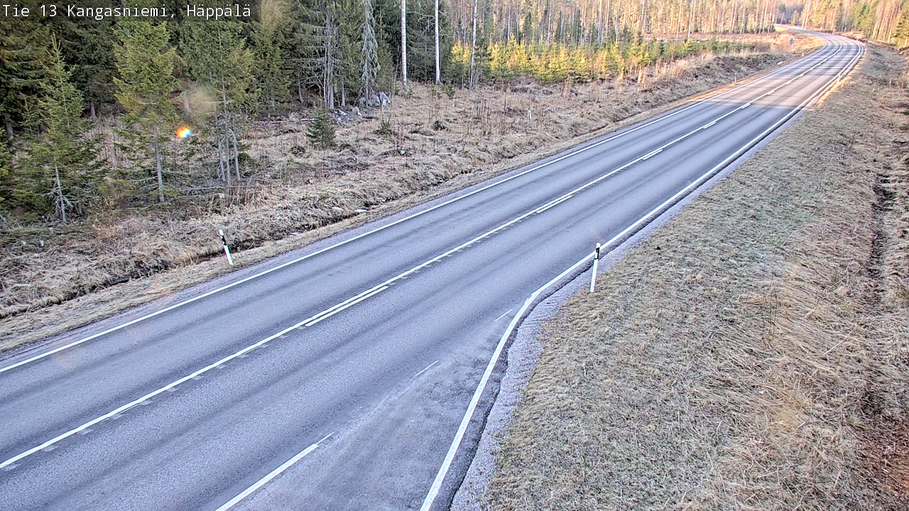 Weather Camera Image Väg 13 Kangasniemi, Häppälä, Kangasniemi, Etelä-Savo