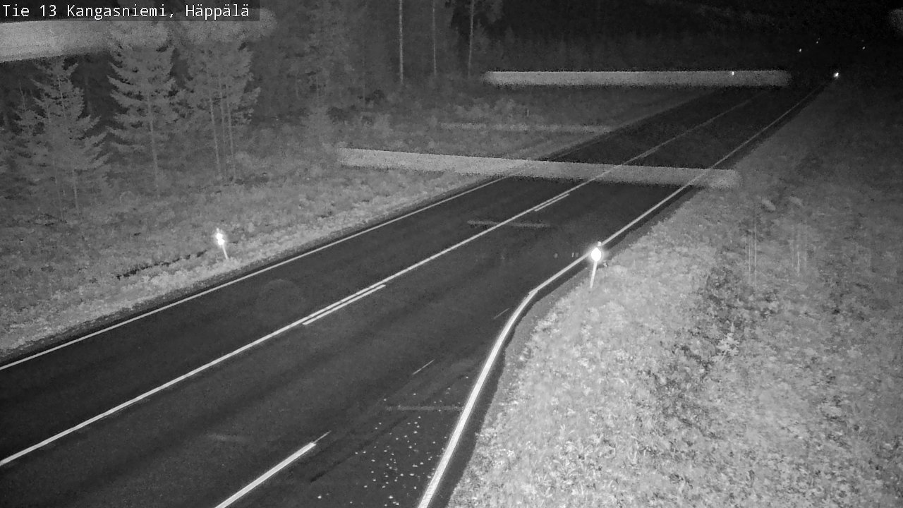Weather Camera Image Road 13 Kangasniemi, Häppälä, Kangasniemi, Etelä-Savo
