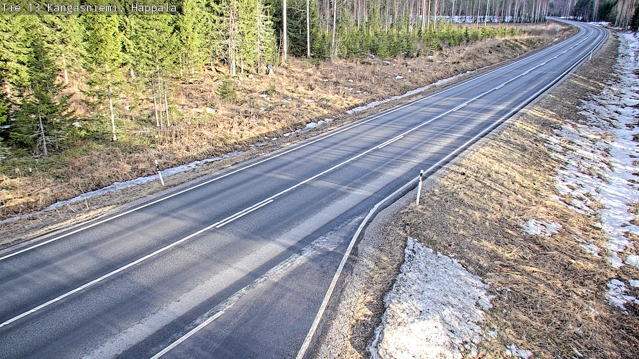 Weather Camera Image Road 13 Kangasniemi, Häppälä, Kangasniemi, Etelä-Savo