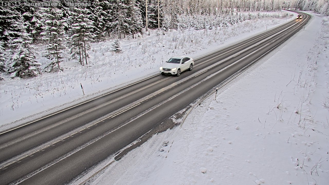 Weather Camera Image Väg 13 Kangasniemi, Häppälä, Kangasniemi, Etelä-Savo