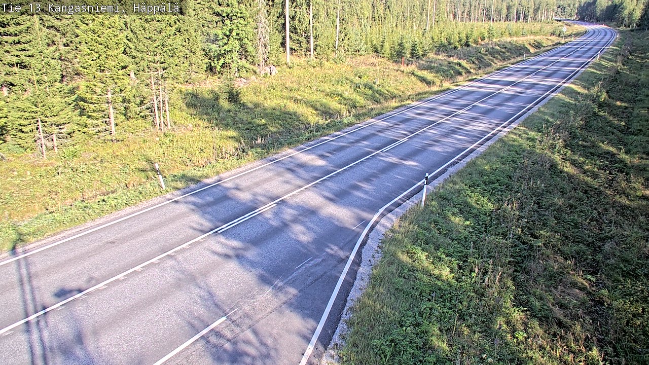 Weather Camera Image Road 13 Kangasniemi, Häppälä, Kangasniemi, Etelä-Savo